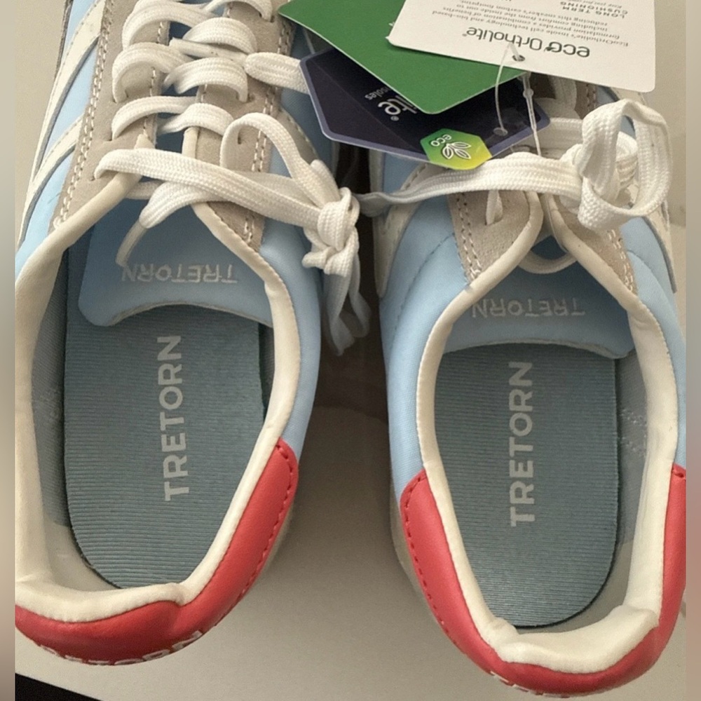 Tretorn Womens Rawlins 2.0 MIAMI BLUE Sneaker Size 8 - NWT No Box - Picture 6 of 7
